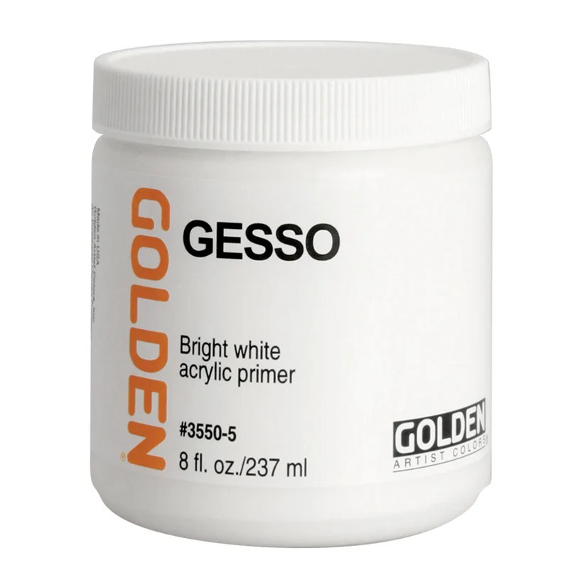 Golden White Acrylic Gesso Primer