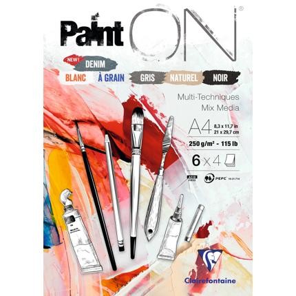 PaintOn Pad 250gsm Assorted (24sh)