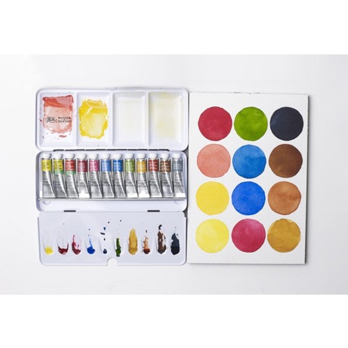 Winsor & Newton Professional Watercolour 12 x 5ml Tubes Lightwei