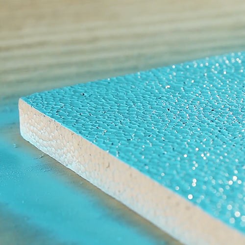 Coated and protected material left to dry