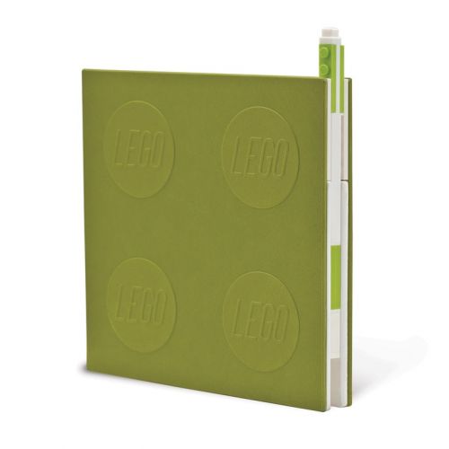 Lego 2.0 Locking Notebook with Gel Pen - Lime: Lego 2.0 Locking Notebook with Gel Pen
