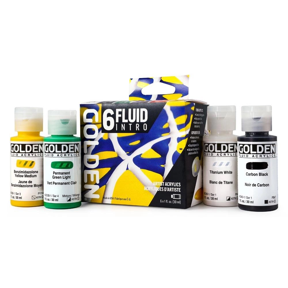 Golden Acrylics Fluid Intro Set 6x30ml