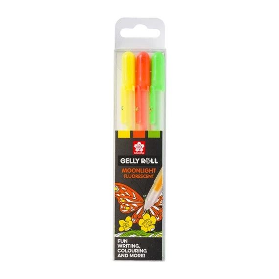Sakura Gelly Roll Set of 3 | Moonlight, Happy