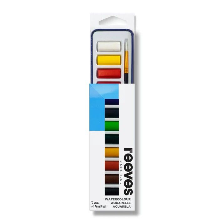 Reeves Watercolour Tin 12 Pan set Reeves Watercolour Tin 12 Pan set