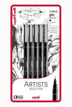 Uni Pin Artist Selection set of 5