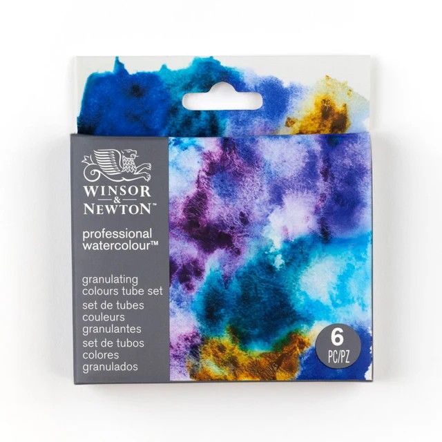 Winsor & Newton Professional Watercolour Granulating Set 6 x 5ml Tubes Winsor & Newton Professional Watercolour Granulating Set 6 x 5ml Tubes
