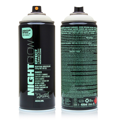 Montana TECH Night Glow Luminescent Spray Paint 400ml
