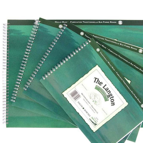 Daler Rowney Langton Watercolour Paper Spiral Pads Cold Pressed NOT Daler Rowney Langton Watercolour Paper Spiral Pads Cold Pressed NOT