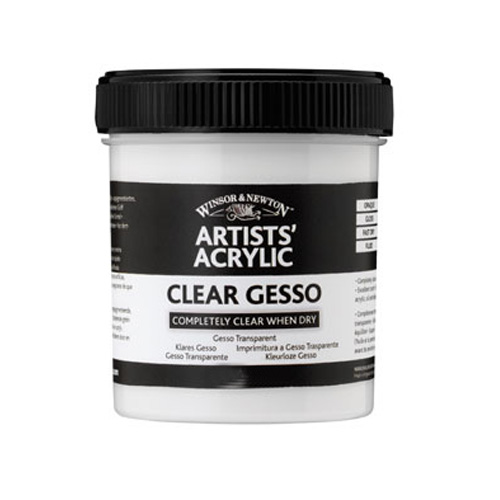 Winsor & Newton Artists Acrylic Clear Gesso Primer 450ml
