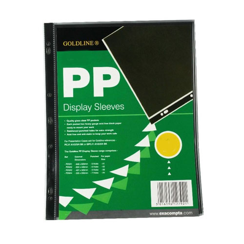 Goldline Polypropylene Display Sleeve A2