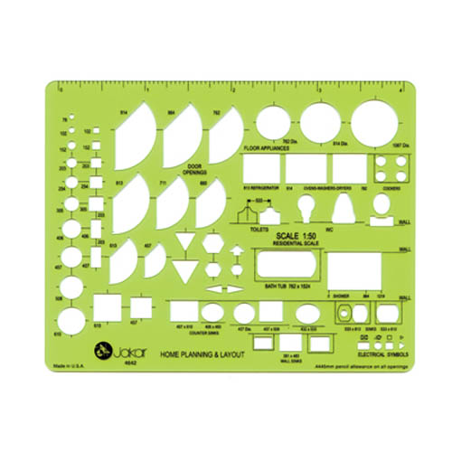 Template Home Planning and Layout 1:50 172x135mm