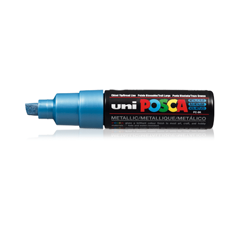 Posca PC- 8K Broad Chisel Tip Pen: Black