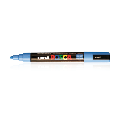 Posca PC-7M Large Bullet Tip: Black