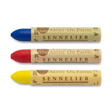 Sennelier Large Oil Pastel: Ash Blue