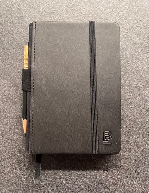 Blackwing Slate A6 Notebook + Pencil [Black] - Lined Paper