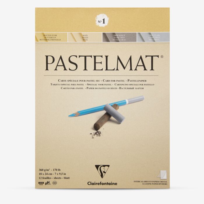 Pastelmat pad n°1 18x24cm 12sh 360g 