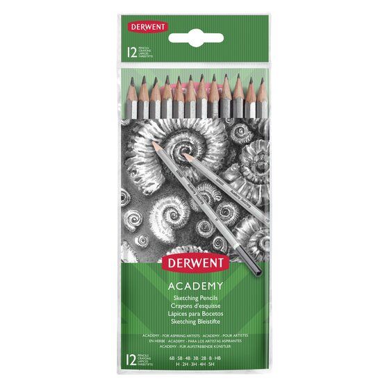 Derwent Academy Sketching Wallet of 12